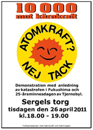 10000 mot kärnkraft